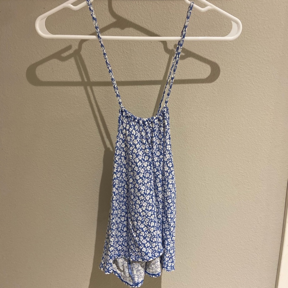 Hollister Floral Cross Back Tank